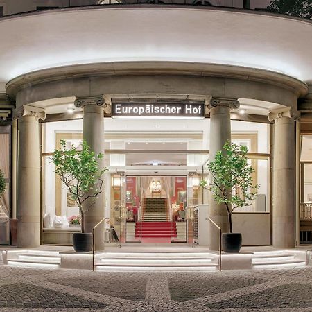 Hotel Europaeischer Hof Heidelberg, Bestes Hotel Deutschlands In Historischer Architektur Kültér fotó The hotel's entrance