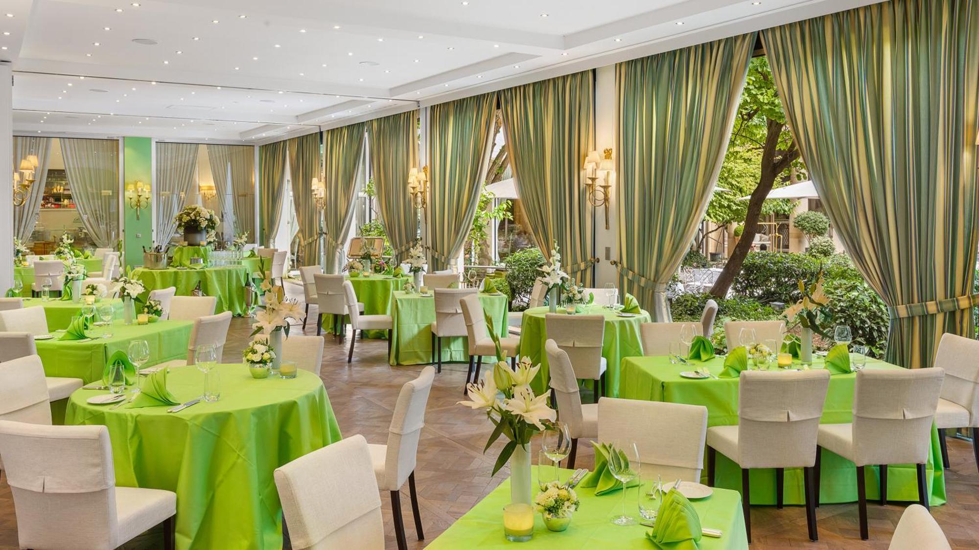 Hotel Europaeischer Hof Heidelberg, Bestes Hotel Deutschlands In Historischer Architektur Kültér fotó The Garden Hall